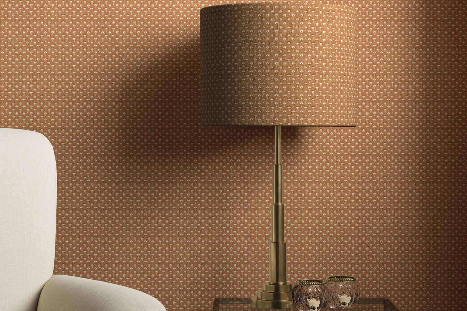 Orange Lampshades