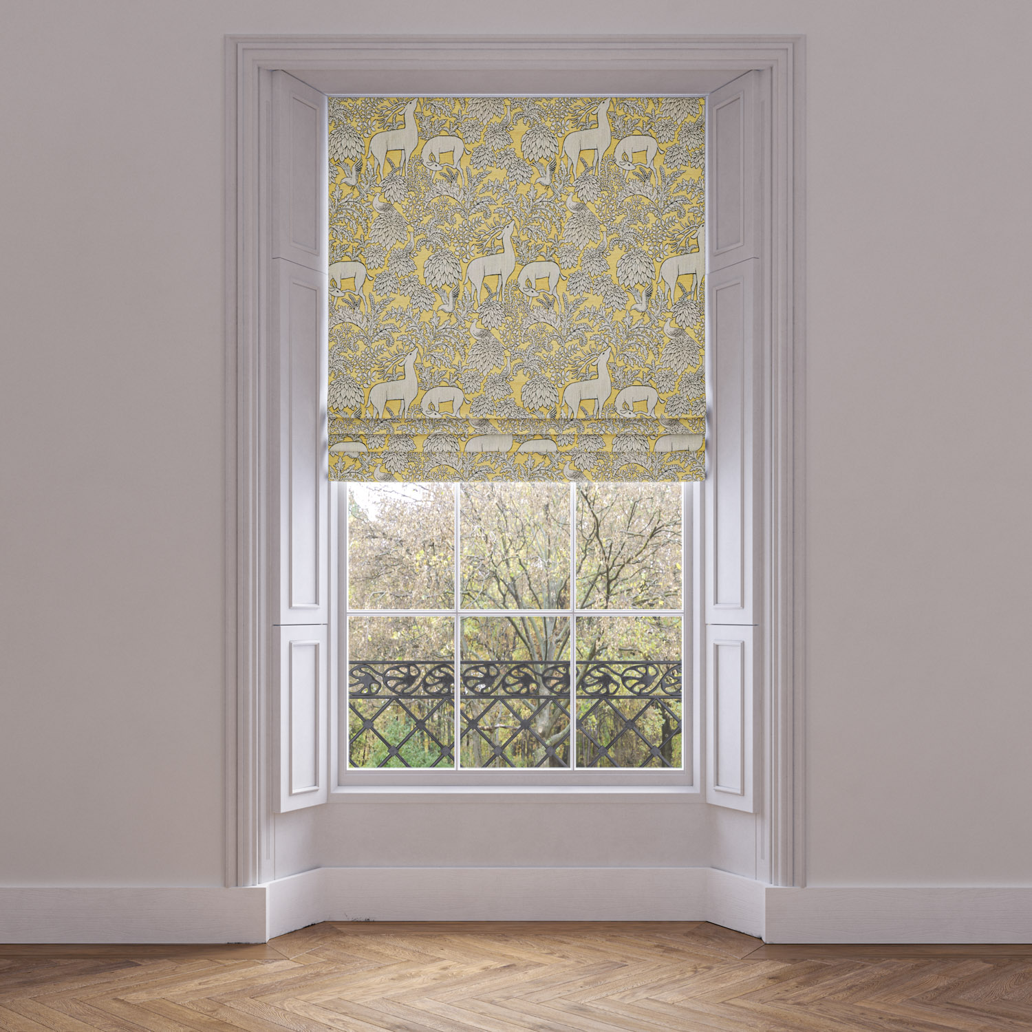 Yellow Made to Measure Roman Blinds