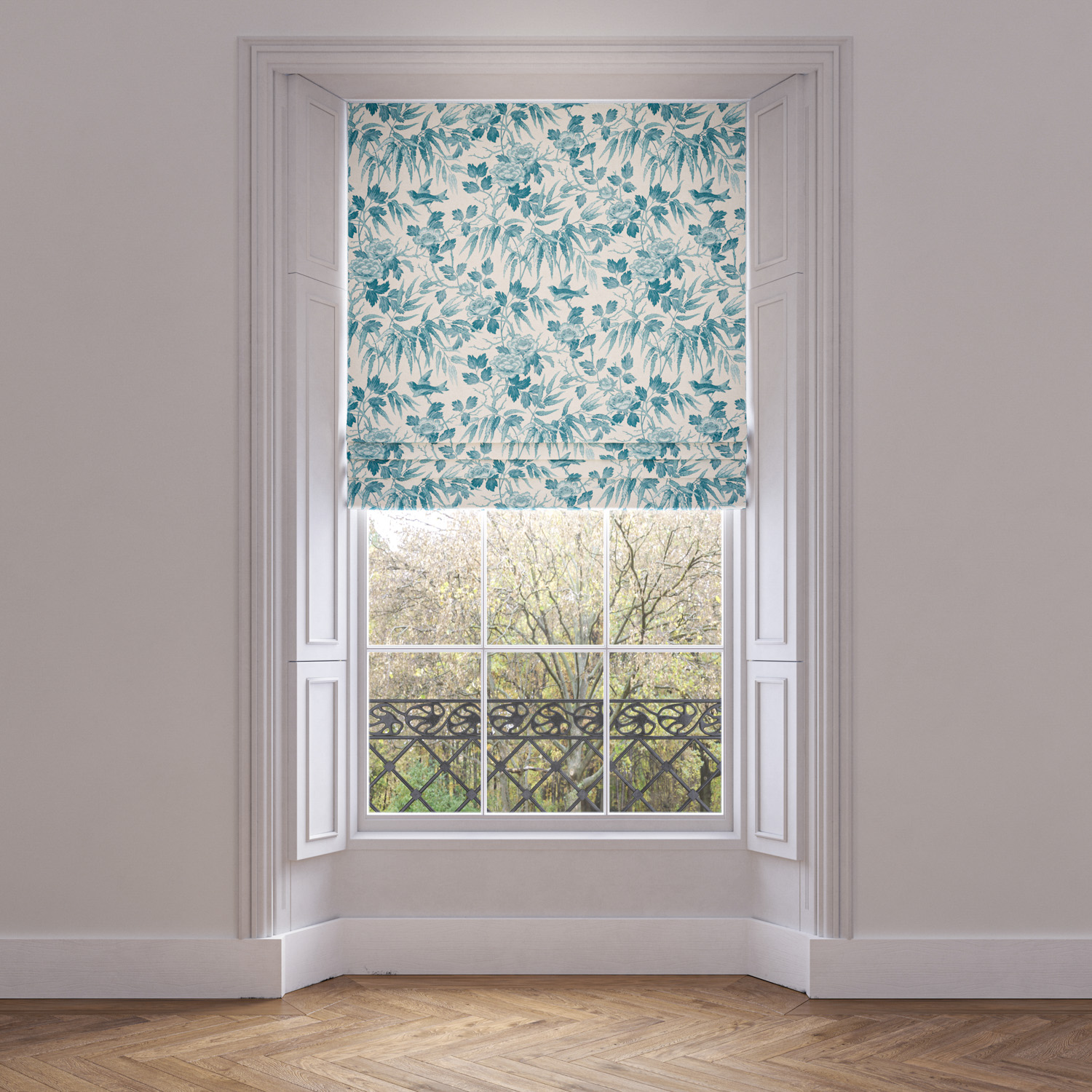 Teal Made to Measure Roman Blinds Teal Made to Measure Roman Blinds