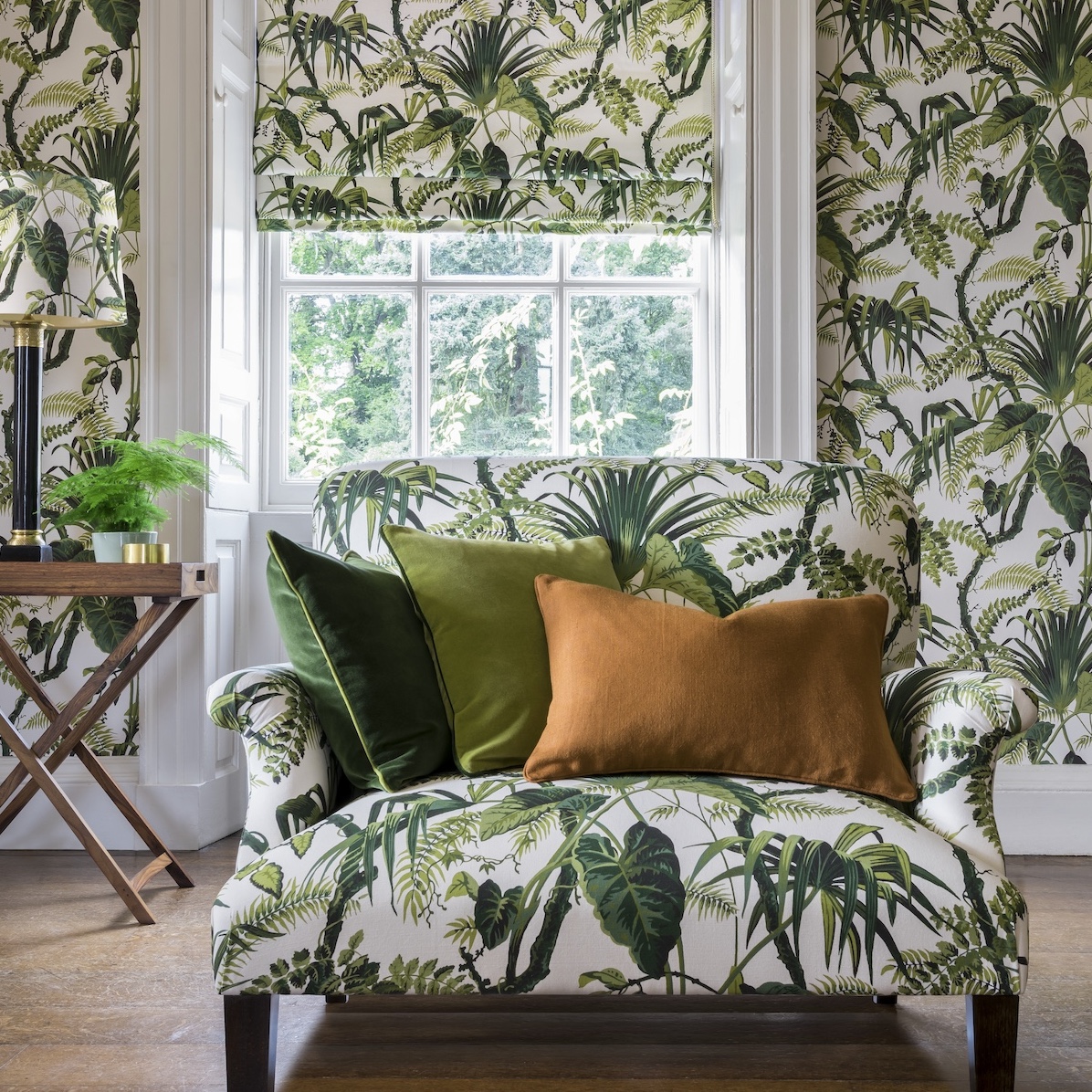 Warner House Birdsong Roman Blind