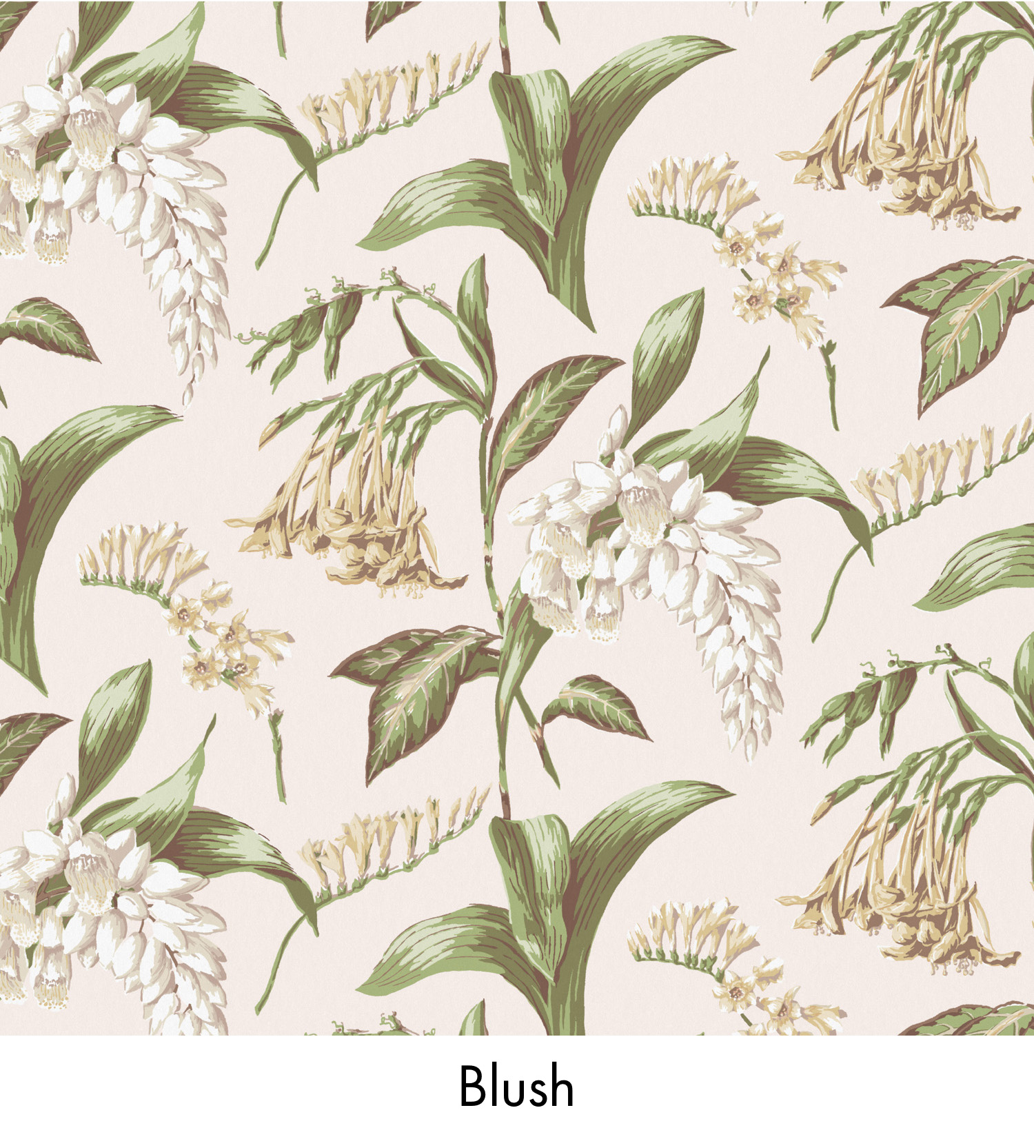Warner House Snowbell Blush Fabric